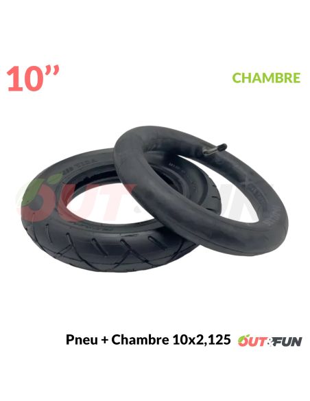 Pneu GONFLABLE + Chambre à air 10x2,125 (17/152) Yuanxing