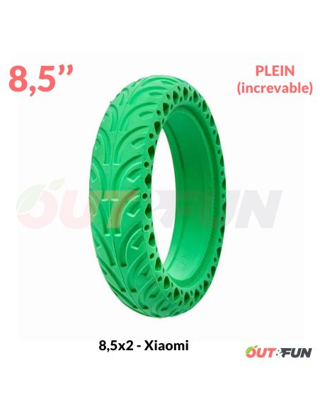 Pneu PLEIN increvable XIAOMI M365 Vert V3