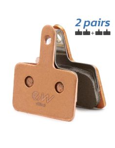 Plaquettes de frein Zoom pour frein hydraulique CR3 - 30mm 2 Paires WATTIZ