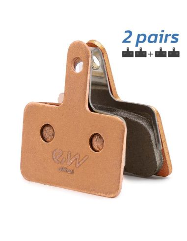 Plaquettes de frein Zoom pour frein hydraulique CR3 - 30mm 2 Paires WATTIZ