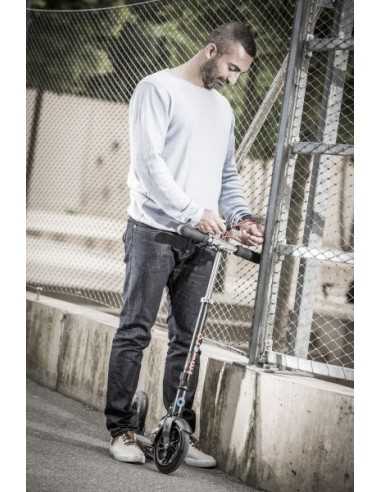 Micro White Interlock 