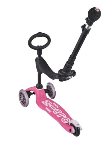 MINI MICRO 3-EN-1 DELUXE PUSH ROSE