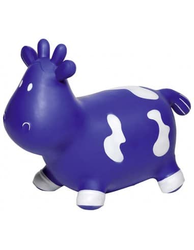 Vache sauteuse bleue