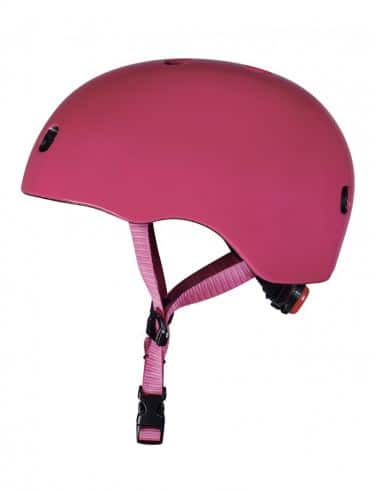 Casque - Framboise brillant avec Led Micro