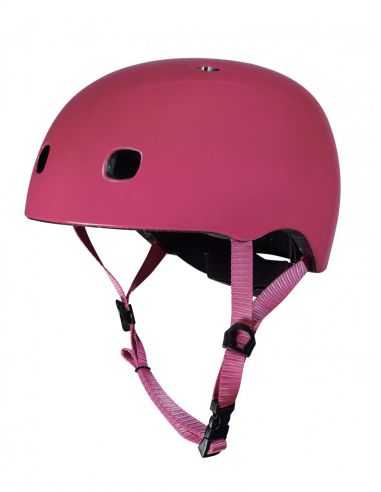 Casque - Framboise brillant avec Led Micro